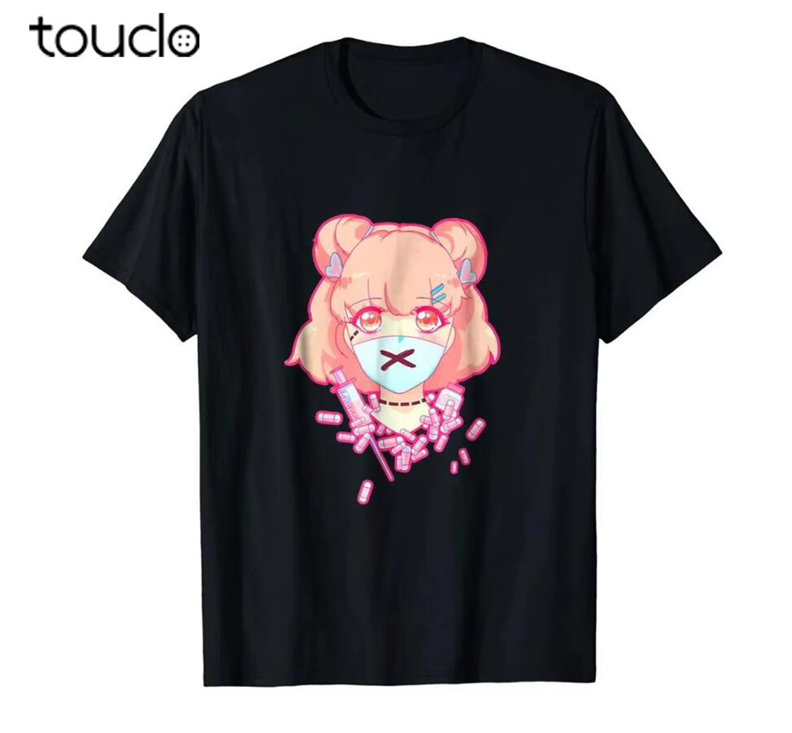 Summer Clothing Brands - 파스텔 멘헤라 애니메이션 필스 사이코 셔츠