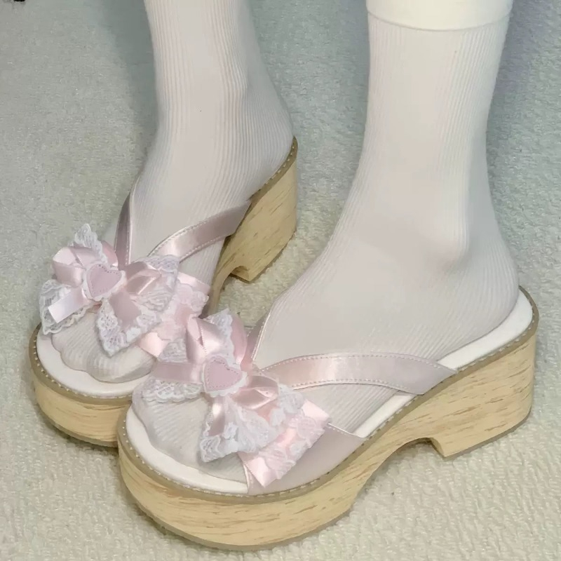 Summer Clothing Stores - 스윗 보우 우드 그레인 두꺼운 바닥