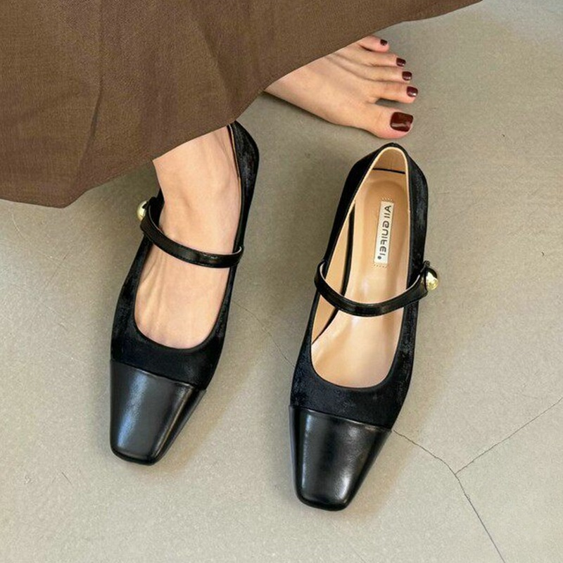 여성용 메리 제인 슈즈, 우아한 청키 슈즈, 디자이너  - Summer Clothing Stores 리뷰 및 가격