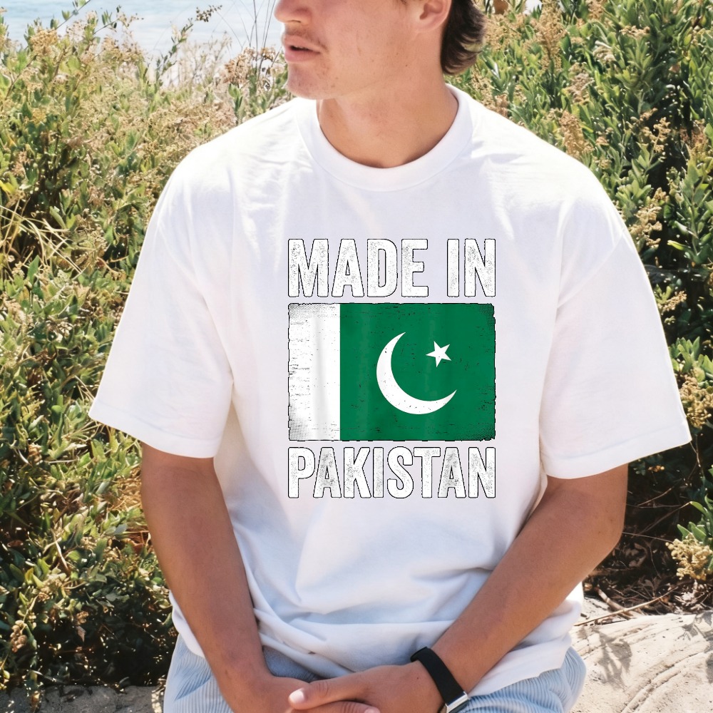 파키스탄에서 제작된 재미있는 파키스탄 국기 프라이드 티 - Summer Clothing Pakistan 리뷰 및 가격