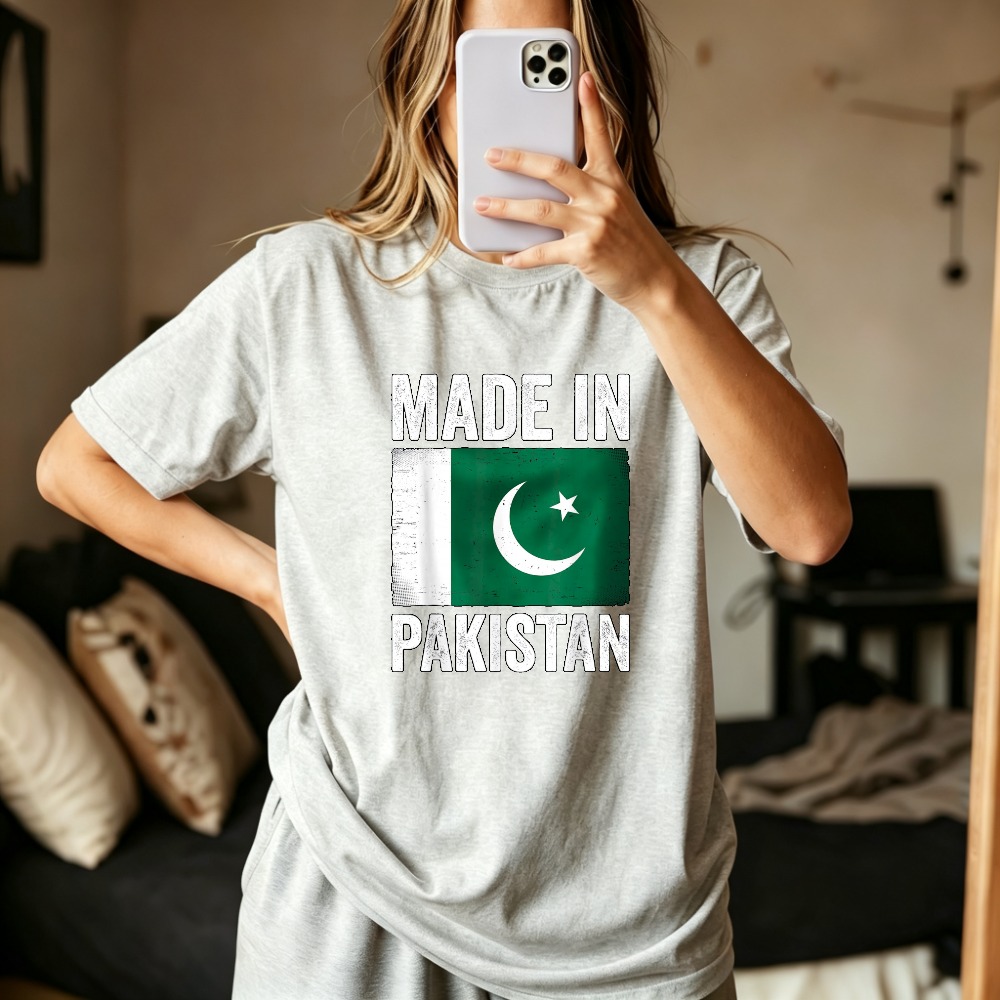 파키스탄에서 제작된 재미있는 파키스탄 국기 프라이드 티 - Summer Clothing Pakistan 리뷰 및 가격
