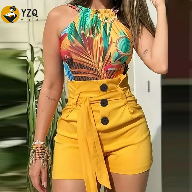 Y2K 솔리드 버튼 프론트 반바지 타이 허리 비치 여름 - Summer Zara 리뷰 및 가격
