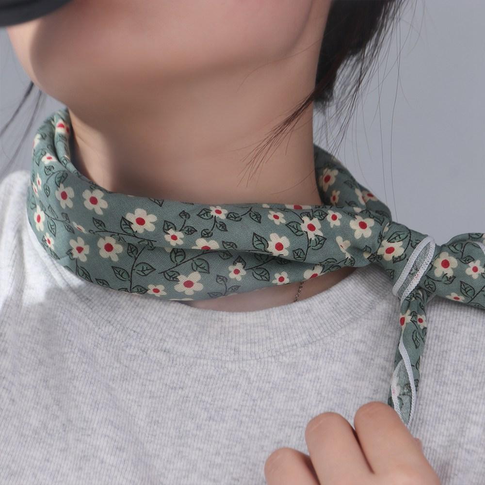 랩스 넥커치프 프린팅 코디 의류 액세서리 작은 사각 스 - Summer Clothing Wraps 리뷰 및 가격