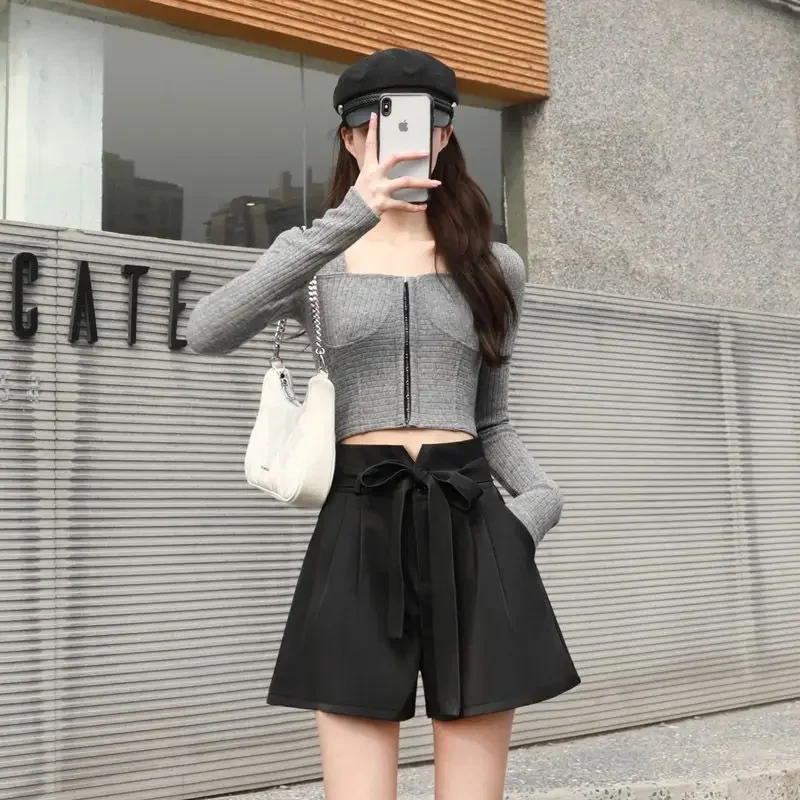 여성용 맞춤형 한국 스타일 반바지, 하이웨이스트 숏팬츠 - Summer Clothing Wholesale 리뷰 및 가격