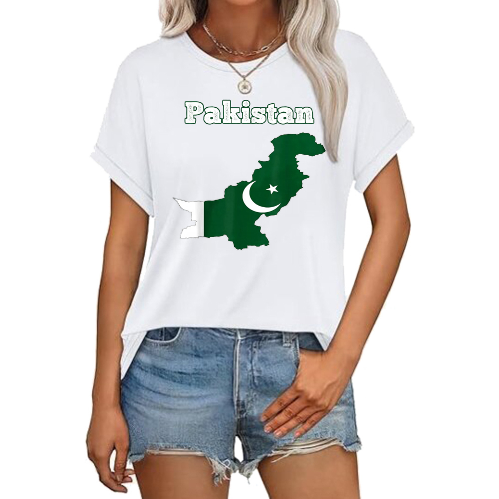 파키스탄 국기 8월 14일 티셔츠 애국 독립 기념일 티 - Summer Clothing Pakistan 리뷰 및 가격