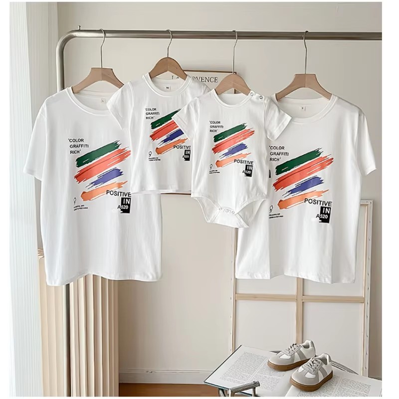 패밀리룩 티셔츠 2026 여름 남아 여아 엄마 아빠 아 - Summer Clothing Drawing 리뷰 및 가격