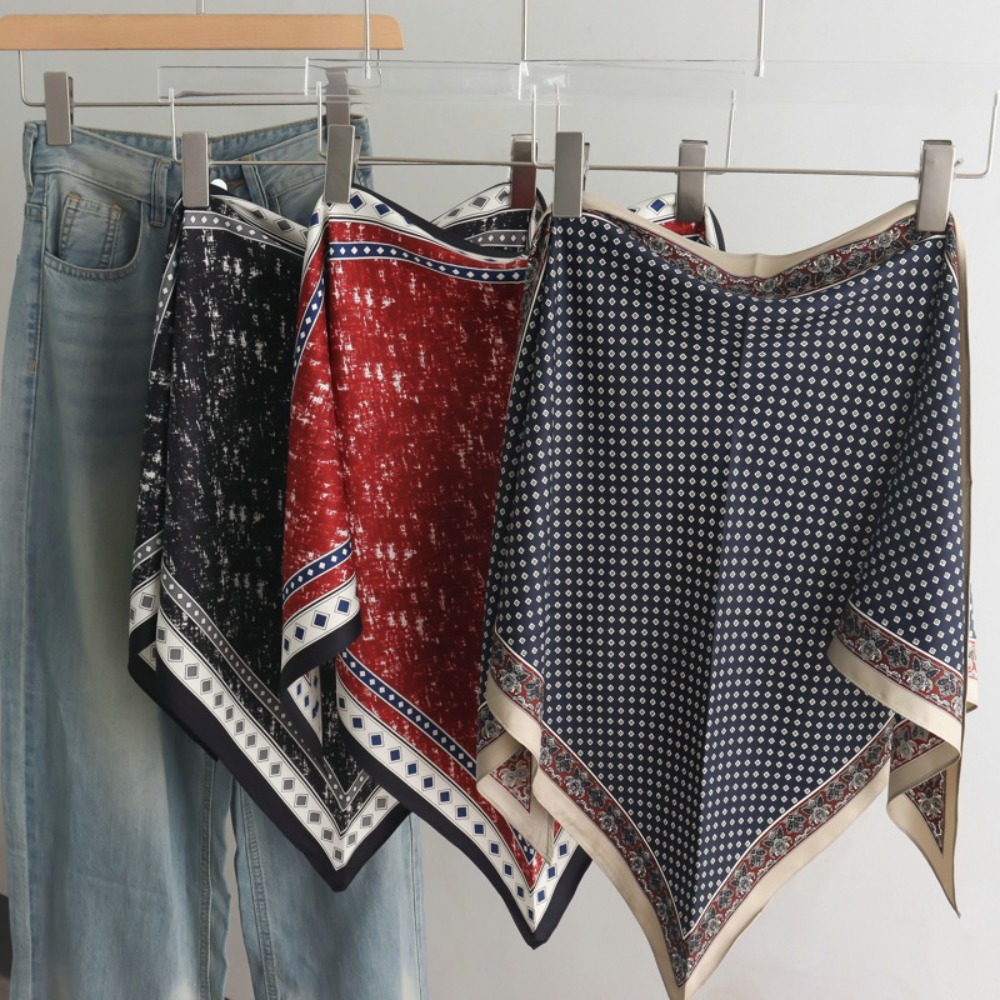 새로운 새틴 여성 스카프 타이 염색 레트로 스카프 벨트 - Summer Clothing Wraps 리뷰 및 가격