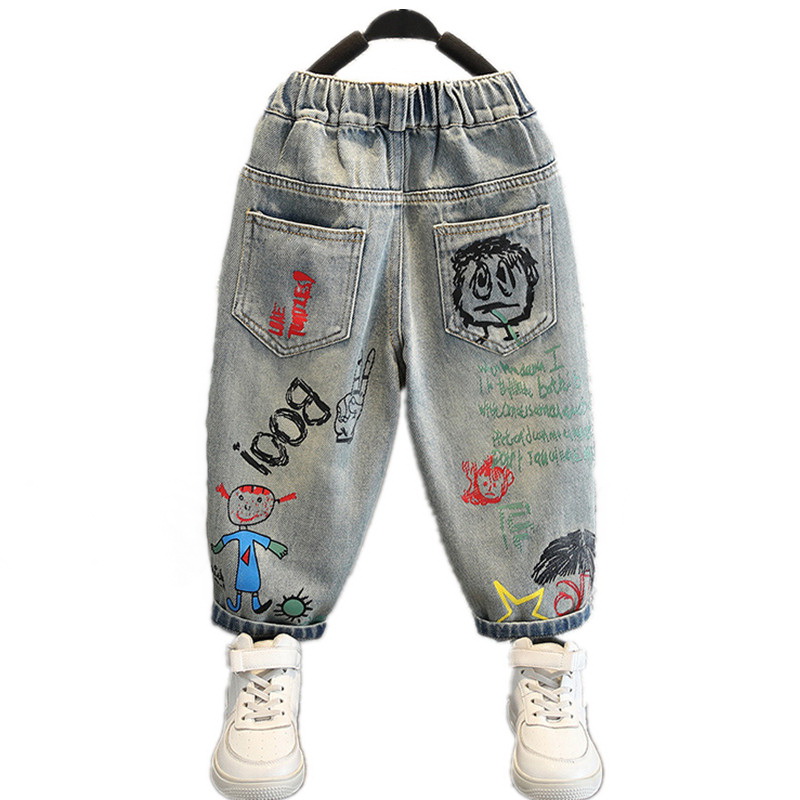 아기 소년 청바지 어린이를위한 아동 의류 2-10 년  - Summer Clothing Drawing 리뷰 및 가격
