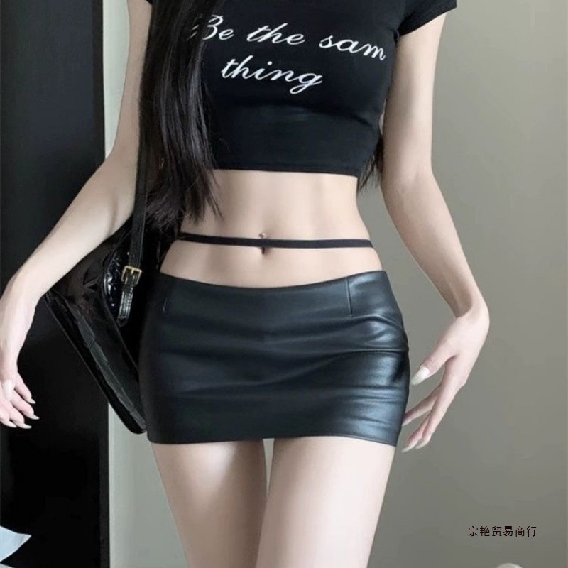 한국 패션 섹시한 여성 유혹 PU 랩 스커트 미니 힙  - Summer Clothing Wraps 리뷰 및 가격