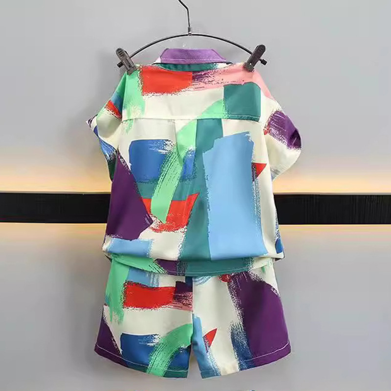 새로운 여름 아기 옷 세트 어린이 남아 셔츠 반바지 2 - Summer Clothing Drawing 리뷰 및 가격
